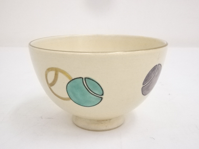 JAPANESE TEA CEREMONY / CHAWAN(TEA BOWL) / KYO WARE